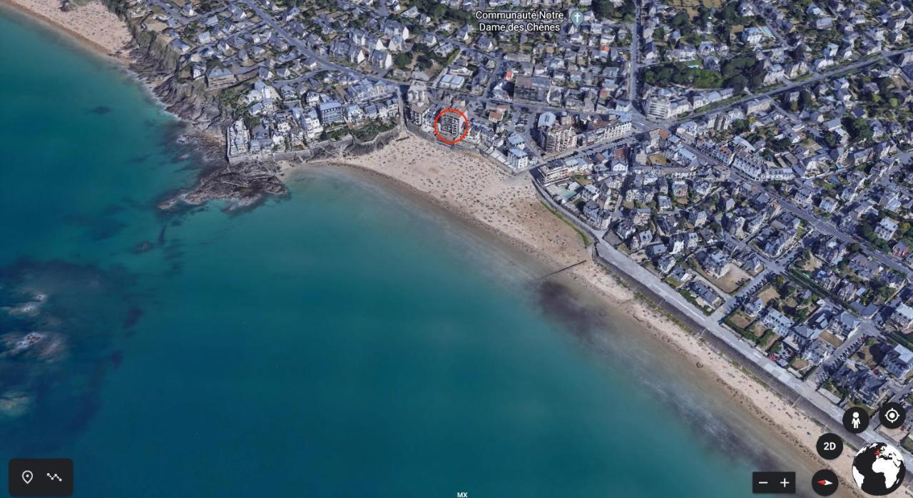 Appartement les pieds dans l'eau - Résidence sur la plage Saint-Malo Exterior foto